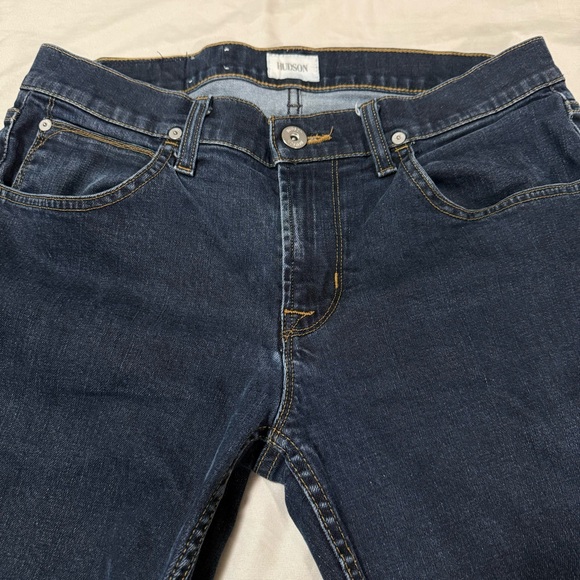 Hudson Men’s Blake Bryce Slim Straight Blue Denim Jeans Size 32 - Picture 7 of 15